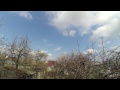 Тайм-лапс весеннее небо города - Sky time-lapse ч.2 (4K)