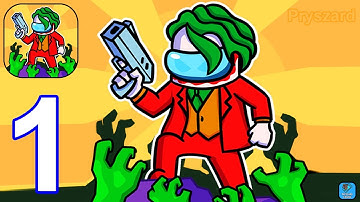 Impostor Hunter: Zombieland - Gameplay Walkthrough Part 1 Levels 1-9 (iOS,Android)