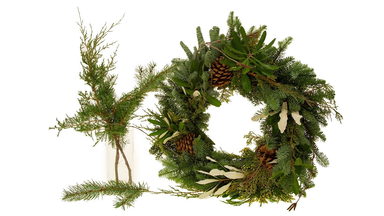 Enhancing an Evergreen Wreath