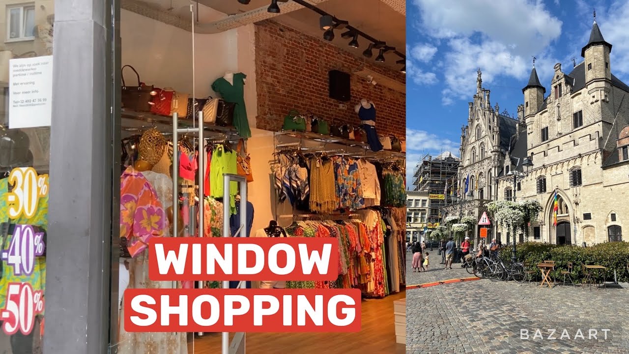 🇧🇪МАГАЗИНЫ В ГОРОДЕ МЕХЕЛЕН - БЕЛЬГИЯ - гуляю, рассказываю о магазинах, начались распродажи