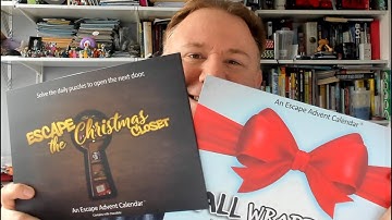 Escape Advent Calendars Day 3 - All Wrapped Up and Escape the Christmas Closet