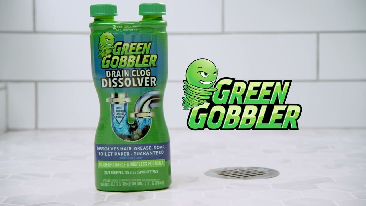 Green Gobbler 31 oz. Drain and Toilet Clog Dissolver Premeasured