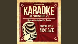How You Remind Me Karaoke Version Originally Performed By Nickelback