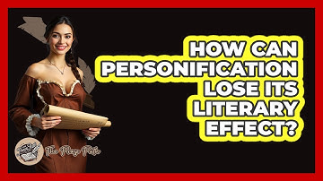 How Can Personification Lose Its Literary Effect? - The Prose Path