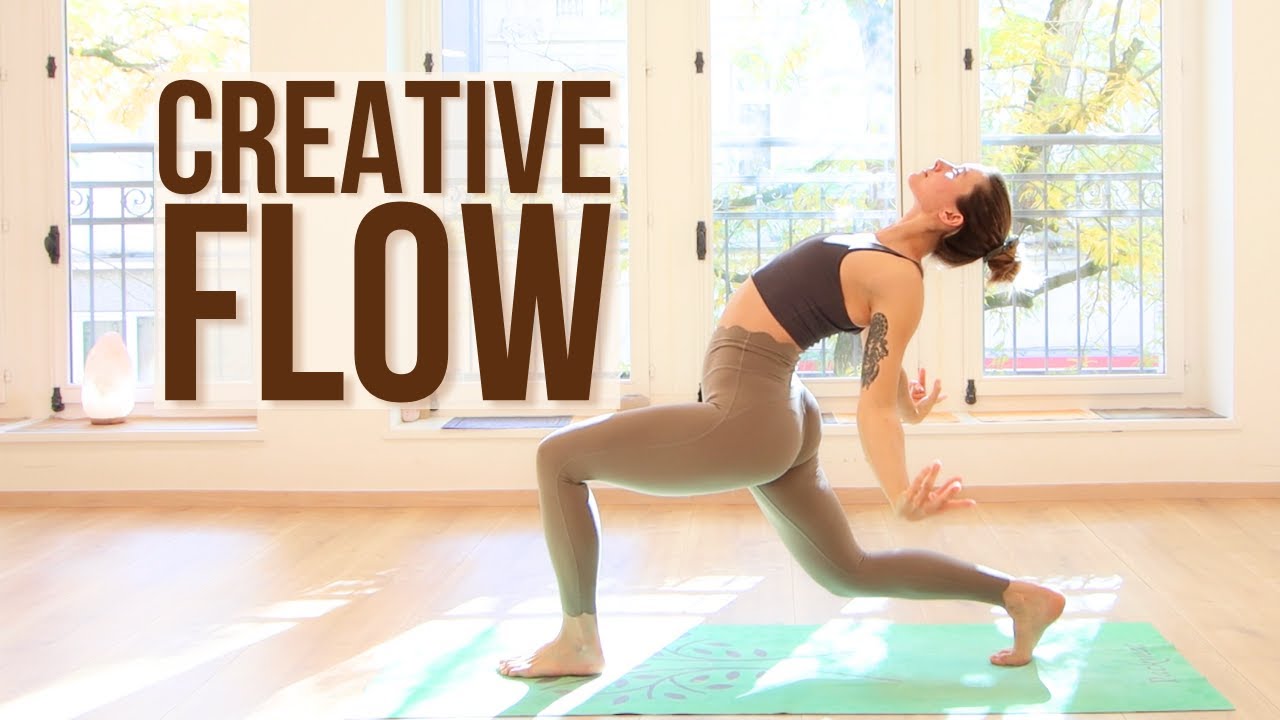 30-минутный творческий виньяса-флоу | Двигайтесь, дышите и чувствуйте себя потрясающе