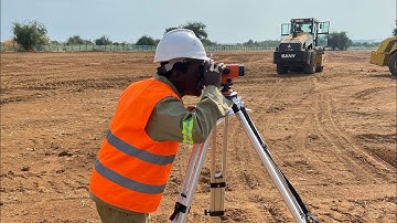 Dumpy level : Procedure in the construction field