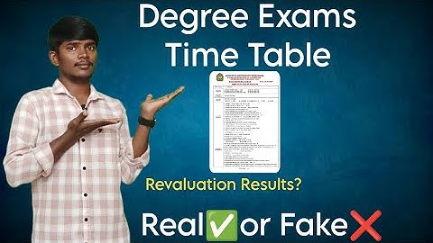 Degree Exams TimeTable Update 2025 || 2nd 4th 6th Sem And 3rd 5th 1st Sem