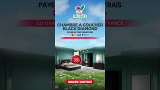 Cette chambre Black Diamond va vous bluffer #design #moderne #aubervilliers #bedroom #home
