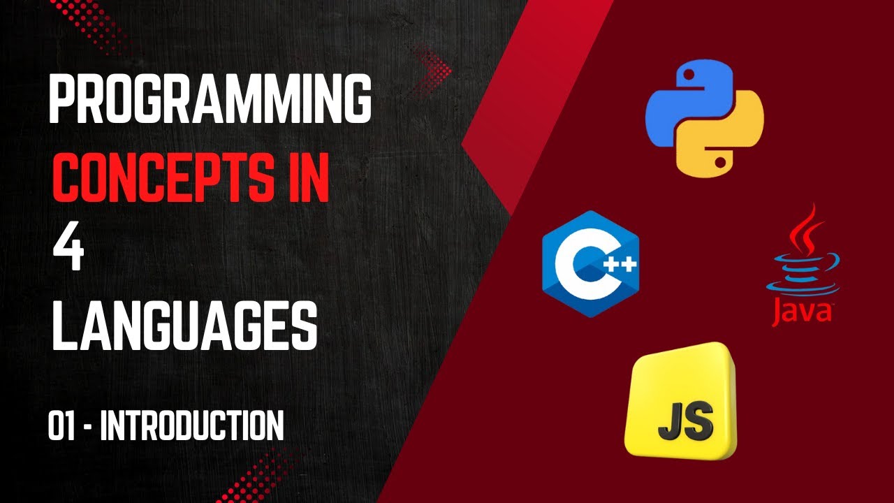 Programming Concepts: Python, Java, JavaScript & C++ - Intro - YouTube