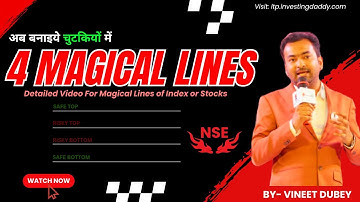 How to Draw Perfect 4 Magical Lines | Vineet Dubey | LTP Calculator | Option Trading | F&O | Index