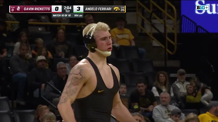 184 LBS: Bellarmine's Gavin Ricketts vs. Iowa's Angelo Ferrari