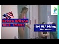 1991 krista wilson klein  usa diving  103b  75s 8s  1 meter springboard