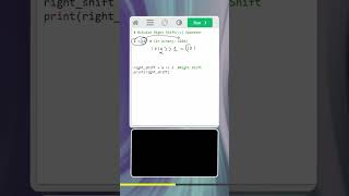Python Short20 | Bitwise Right Shift | Complete Python in One Minute  | GATE DA | Puneet Kansal