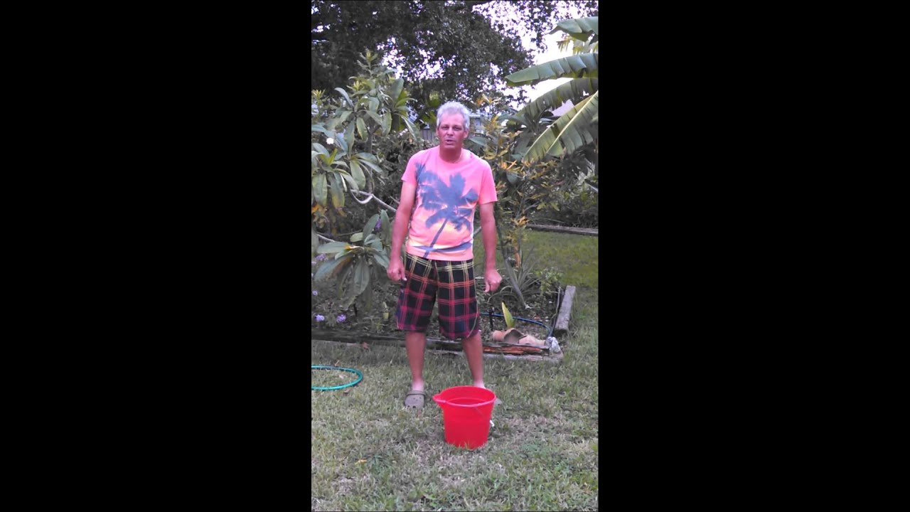 Tommy performs ALS Ice bucket challenge