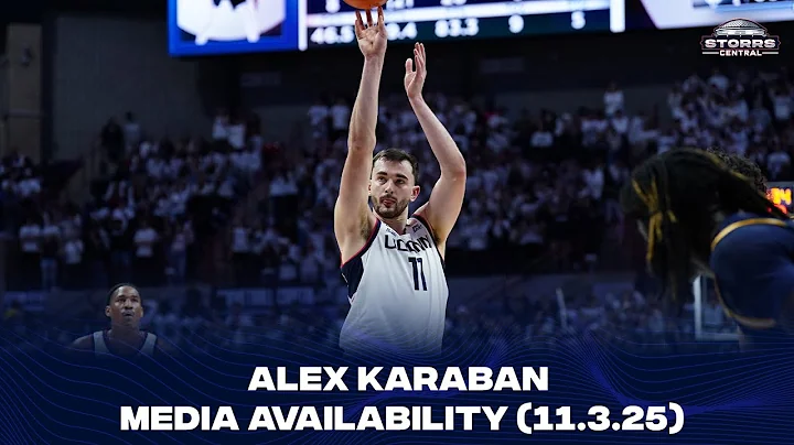 Alex Karaban Postgame Media Availability - 11.3.25