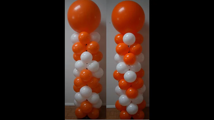 How to make a balloon column for balloon decorations   Pattern series part 1