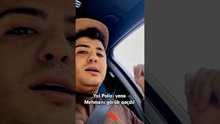 Polis Mehmanı Görüb Qaçdı Yol Polisi Şərləmək Istədi Amma Alınmadı Mehman Qanunla Susdurur Resimi