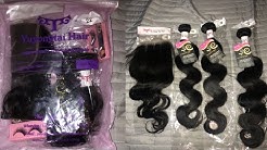 Peruvian Body Wave Bundles + Closure Unboxing- Yuyongtai Hair