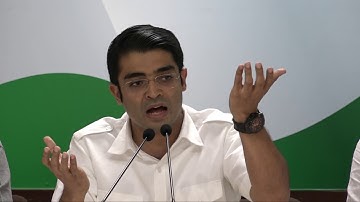 AICC Press Briefing By Jaiveer Shergill on Kerala Flood Relief at Congress HQ