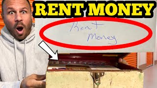 Found RENT MONEY Envelope I Bought Abandoned Storage Unit Locker Opening Mystery Boxes