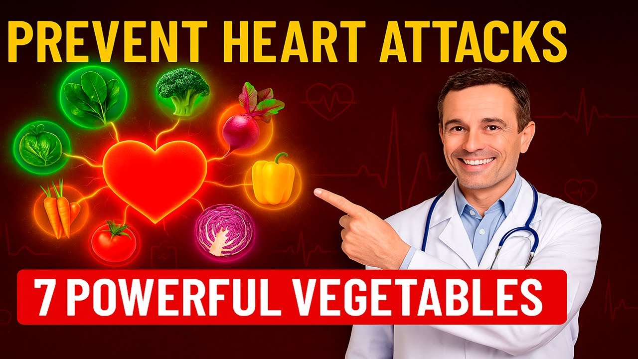 The Ultimate List: 7 Vegetables That Lower Your Heart Attack Risk! | PODCAST