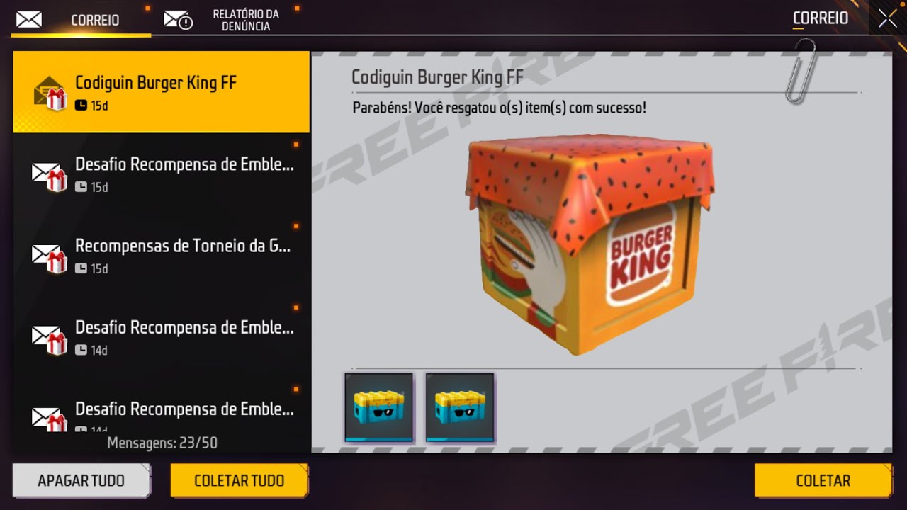Burger King regalará códigos para Free Fire - MastekHW