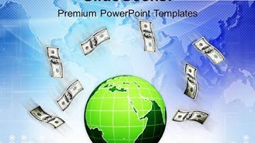globe and falling money finance business powerpoint templates ppt background for slides 1112