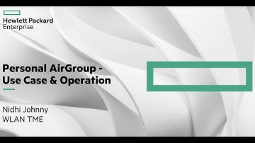 Personal AirGroup Part - 1