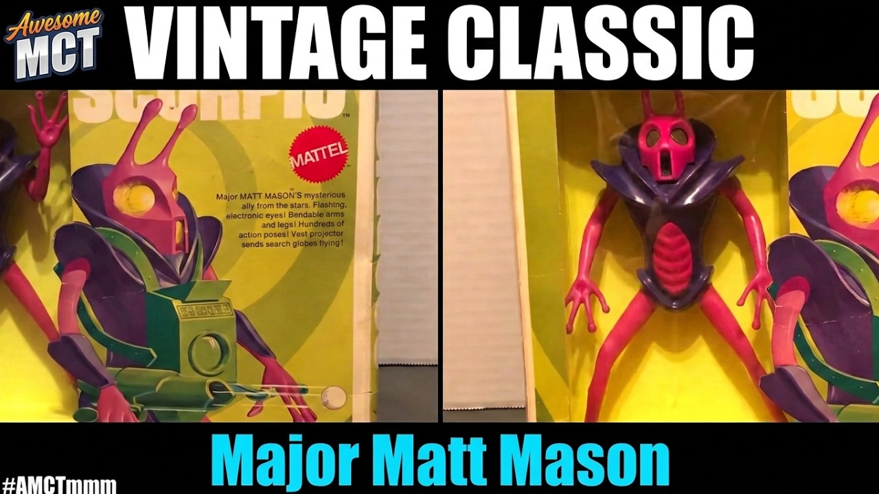 👽🪐🌖Major Matt Mason : Scorpio Action Figure 1969 Mattel Toys