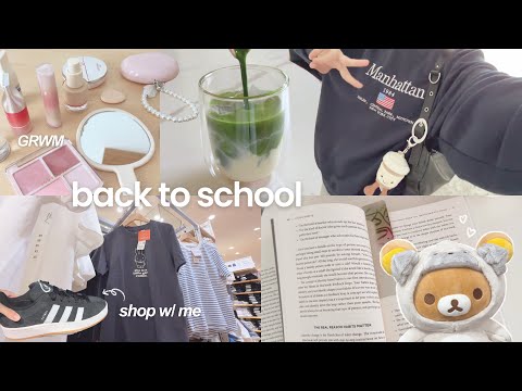 back to school prep 2026 ⋆.𐙚 ̊  shop w/me 🛒 what’s in my bag, pinterest school girl, GRWM 📝🎀