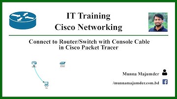 How to connect Router and Switch with Console Cable in Cisco Packet Tracer