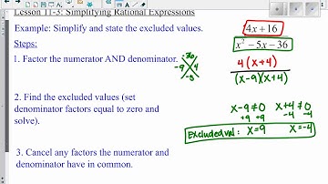 Algebra 1 Lesson 11-3 Video