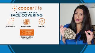 Copper Life 4pack Reusable 2Layer Face Coverings