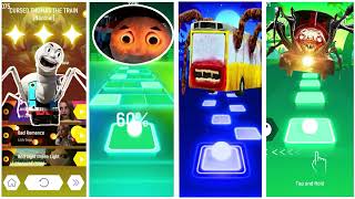 TILES HOP |  Cursed Thomas VS Train Thomas VS Bus Eater VS Choo Choo | EDM RUSH screenshot 3