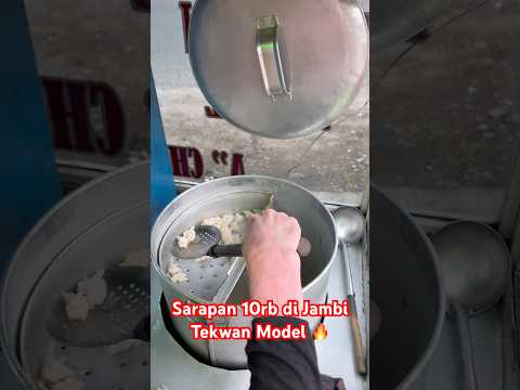 Sarapan 10rb di Jambi Tekwan Model Pempek 💖 Ikan nya berasa kuahnya bening sedap 👍