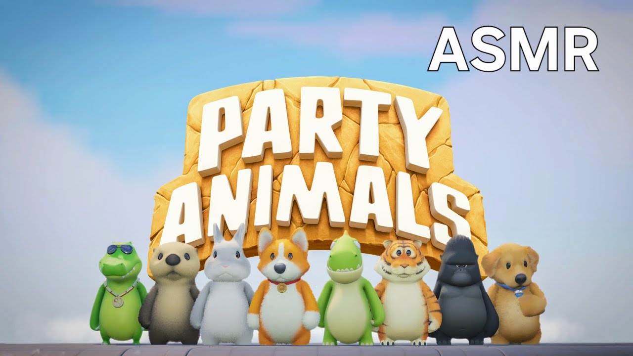 Gaming ASMR | Party Animals (Whispering, No Cam)
