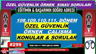 ÖZEL GÜVENLİK 109.DÖNEM (29 HAZİRAN 2024) ÖRNEK SİLAH BİLGİSİ SORULARI-299