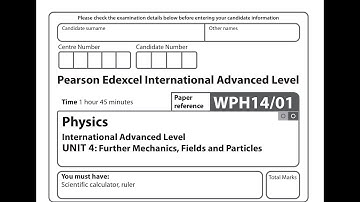 #alevel #paper4 #electricfield #ial #phyics #edexcel #jan2022 #pearson #unit4 #WPH14/01#Q12