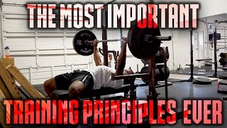 THE 2 MOST IMPORTANT WORKOUT PRINCIPLES!