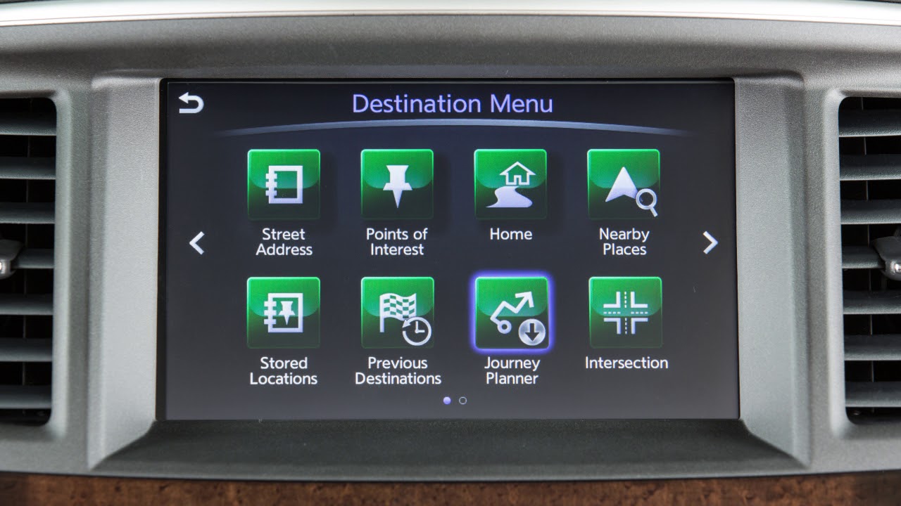 2018 INFINITI QX60 Setting a Destination (if so equipped) YouTube