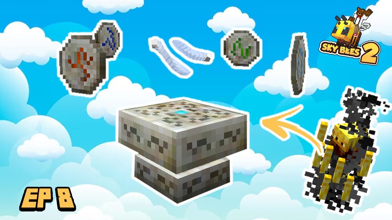 EPISODE 8: BLAZE POWERED BOTANIA SETUP - Sky Bees 2:  Modded Minecraft 1.16.5  questing modpack