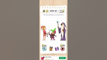 Brain Test Level 297 Uh! Something is wrong here