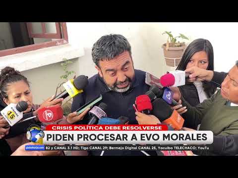 AUTORIDADES OFICIALISTAS Y DE LA OPOSICIÓN PIDEN SANCIONAR A EVO