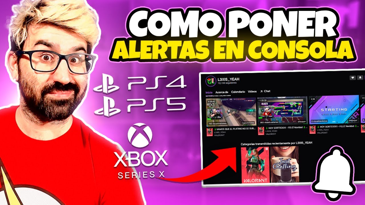 🎮 COMO PONER ALERTAS en TWITCH PS4 / PS5 / XBOX 🎮2021🎮 FREE STREAM  ALERTS 