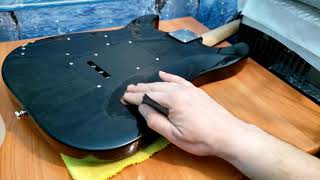 Как убрать царапину на корпусе гитары своими руками
