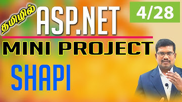#4 SHAPI || ASP.NET Mini Project In Tamil