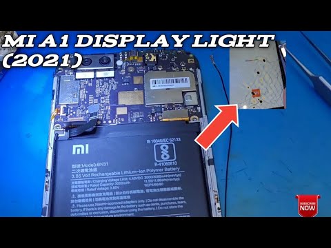 mi A1 display back light not working solution mia1display light - YouTube