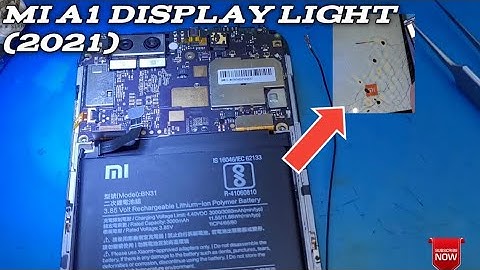mi A1 display back light not working solution mia1display light