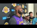 LeBron James Talks Houston Rockets Matchup, Kevin Durant, Playing With Bronny, Defensive Rebounding