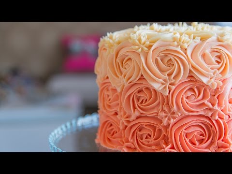 Tarta de rosas (rosette cake) | quiero cupcakes!